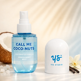 Coconut & Vanilla Hair & Body Mist By Yes Studio (100ml).jpg