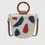 Thumbnail: Adriana Acrylic Handle Raffia Bag in White