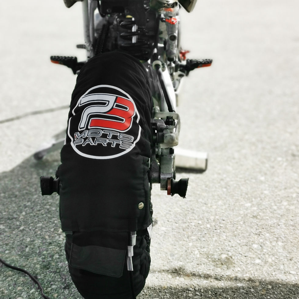 Thumbnail: 12" / 17" 3 Temps Analog Control Motorcycle Tire Warmers for Minimoto Supermoto