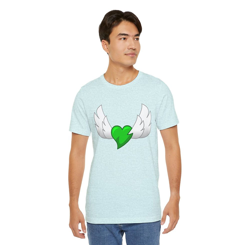 Thumbnail: Old School - Emerald Angel Comics Logo - Short Sleeve Tee