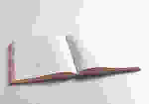 Waltercio Caldas sobre livro de Henri Matisse (talco, 1978)