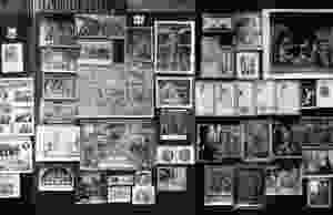 Um dos 62 painéis com estudos/montagens deixados por Aby Warburg