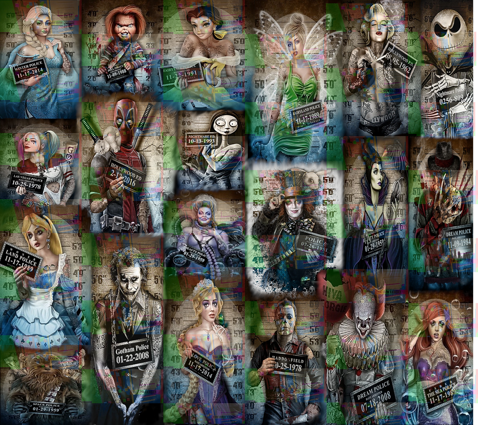 Character Mugshot Digital File | PNG | 20oz Tumbler