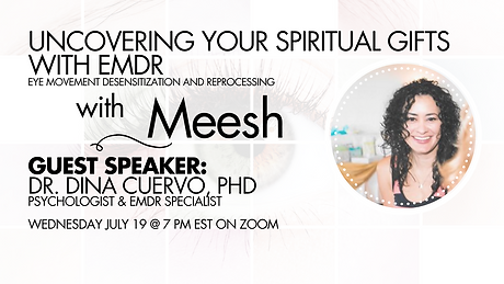 spiritual virtual event advertisement