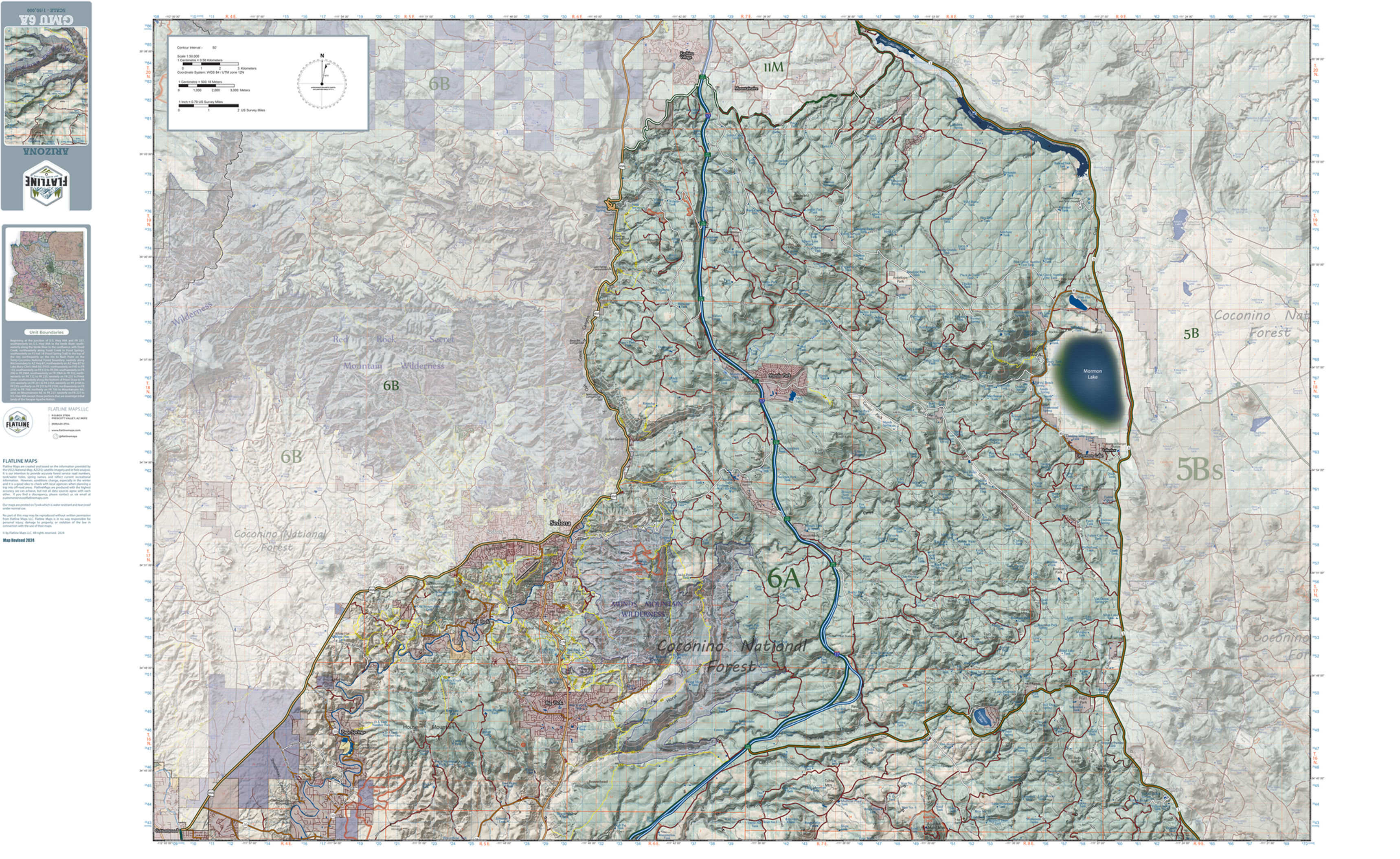 Arizona Hunt Unit 6A Map
