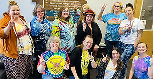 Frontier Community Services team members at event