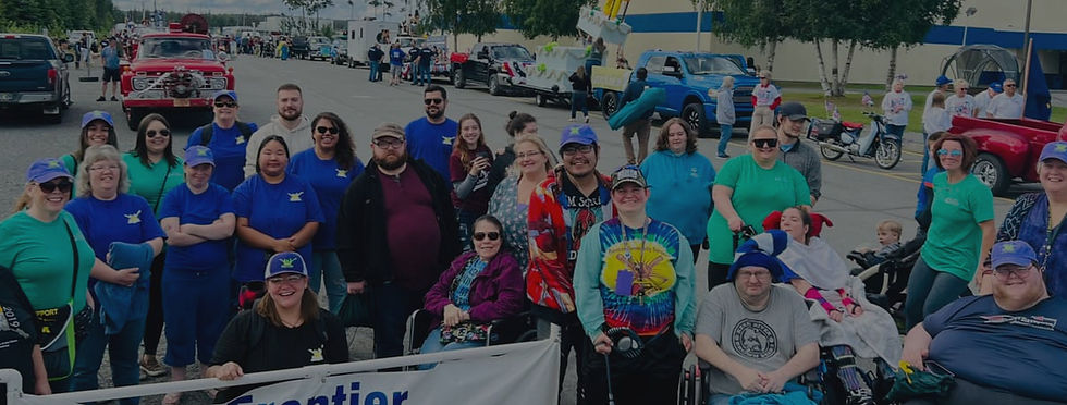 Frontier Community Services people at event
