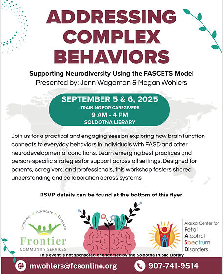 FASD caregiver training 2025