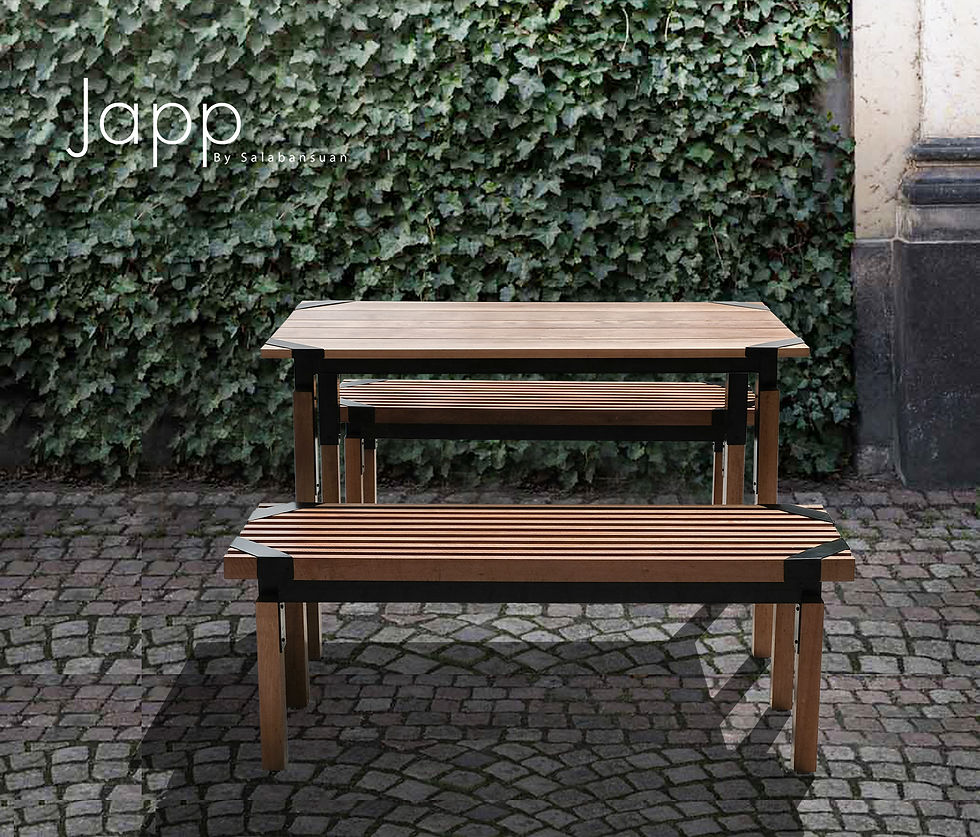 ภาพขนาดย่อ: ๋๋Japp Bench ม้านั่งสนาม Outdoor