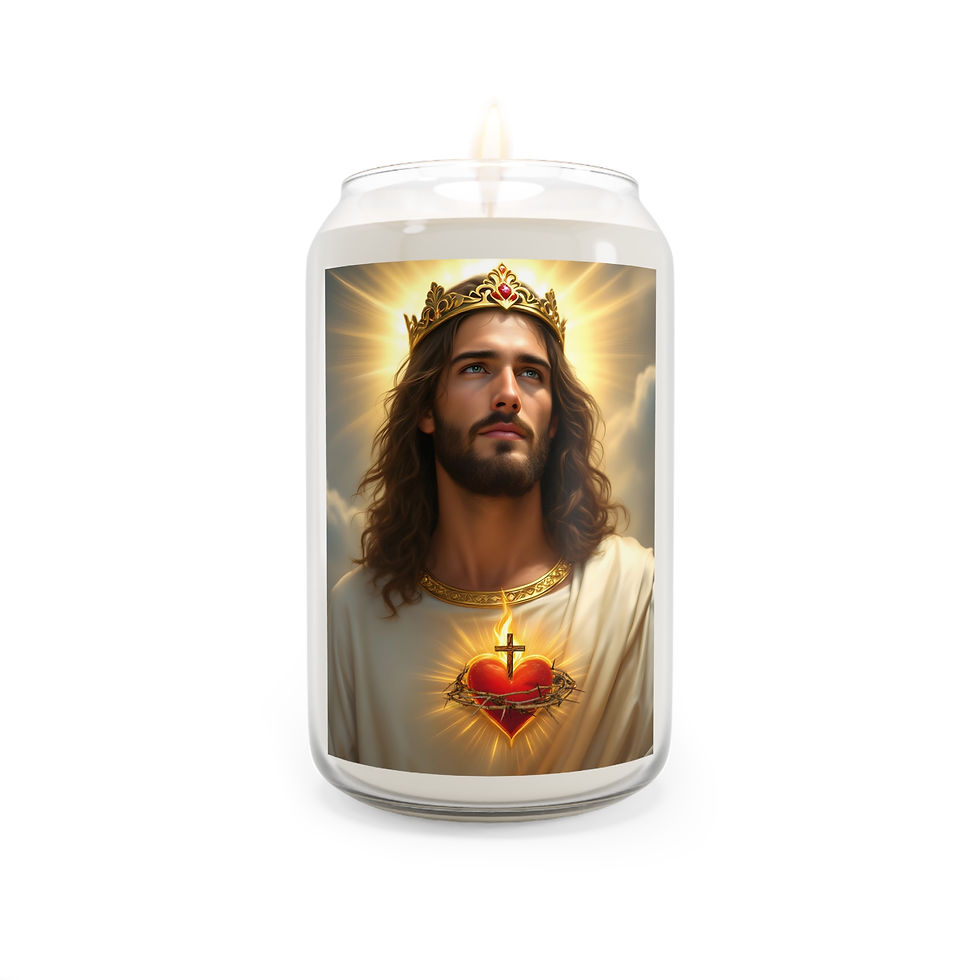 Sacred Heart of Jesus Scented Candle, 13.75oz
