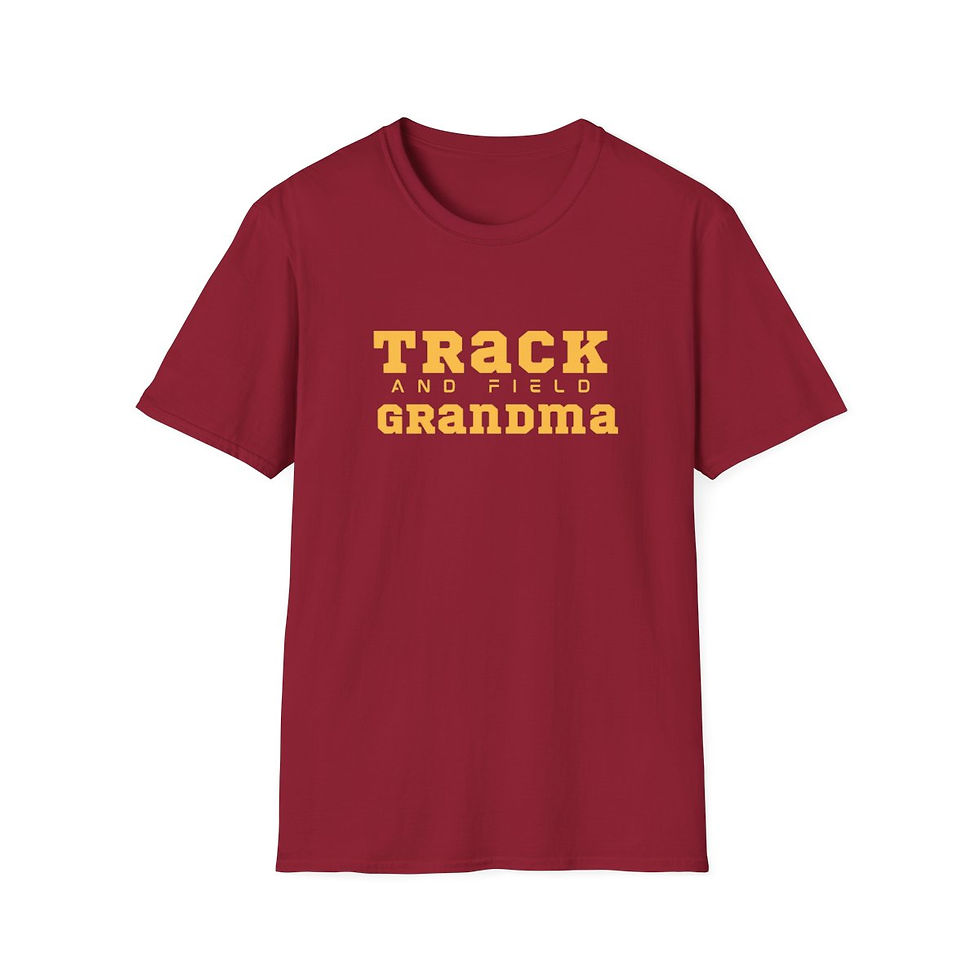 Thumbnail: "Track Grandma" Isaiah 40:31 Softstyle T-Shirt