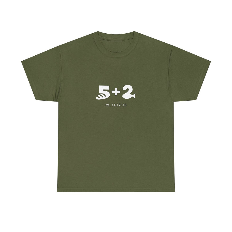 Thumbnail: 5 + 2 Unisex Heavy Cotton Tee