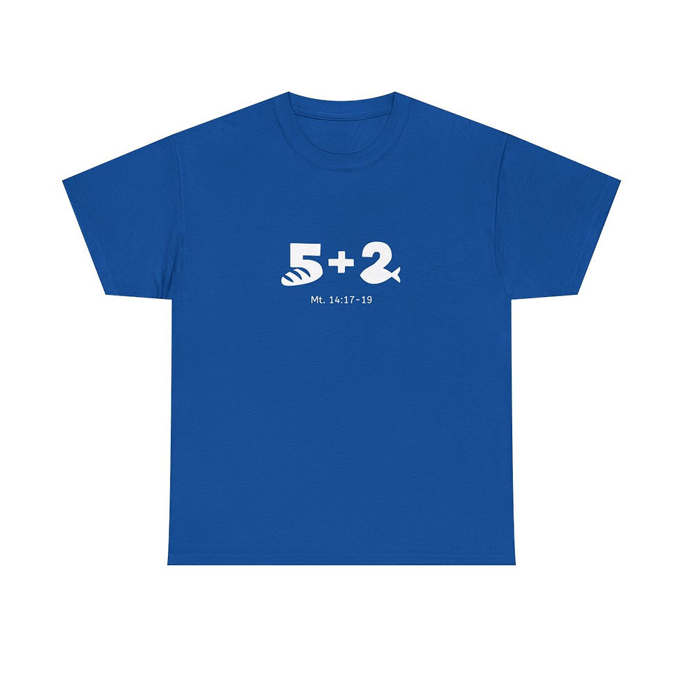 Thumbnail: 5 + 2 Unisex Heavy Cotton Tee