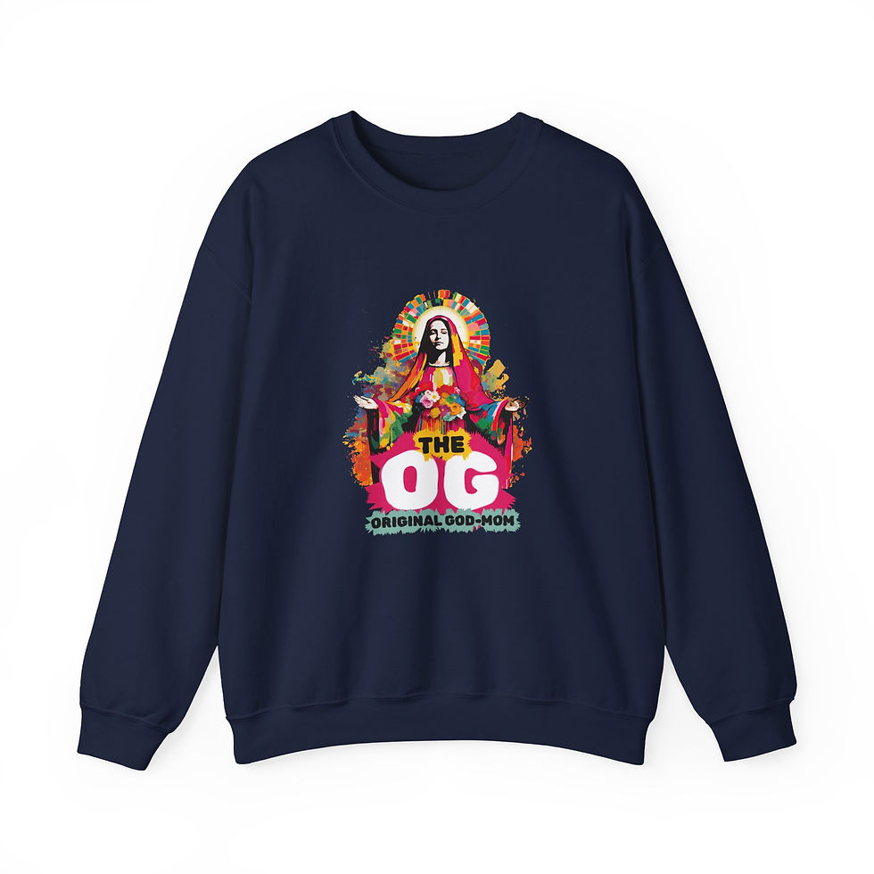 Thumbnail: The "OG" Original God Mom Crewneck Sweatshirt