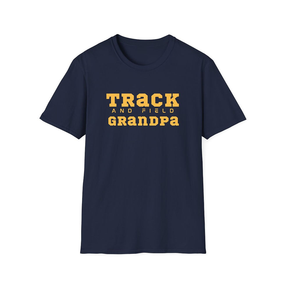 Thumbnail: "Track Grandpa" Hebrews 12:2 Softstyle T-Shirt
