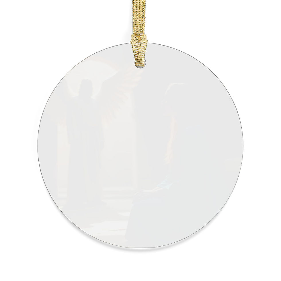Thumbnail: The Annunciation Acrylic Ornament, One Sided for Personalization