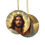 Thumbnail: Jesus and Mary Ceramic Ornaments, Double-Sided (1pc, 3pcs, 5pcs, 10pcs)