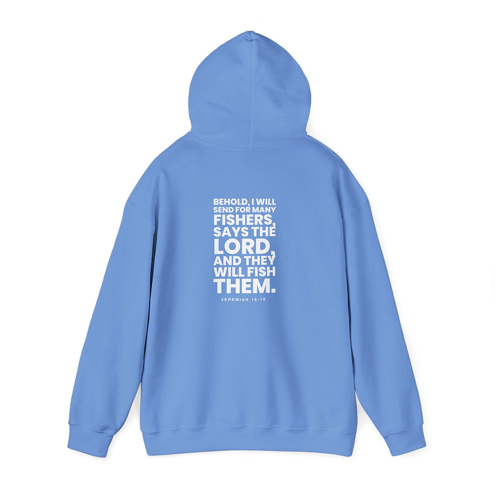 Thumbnail: Fishers of Men Hoodie — Biblical Jeremiah 16:16