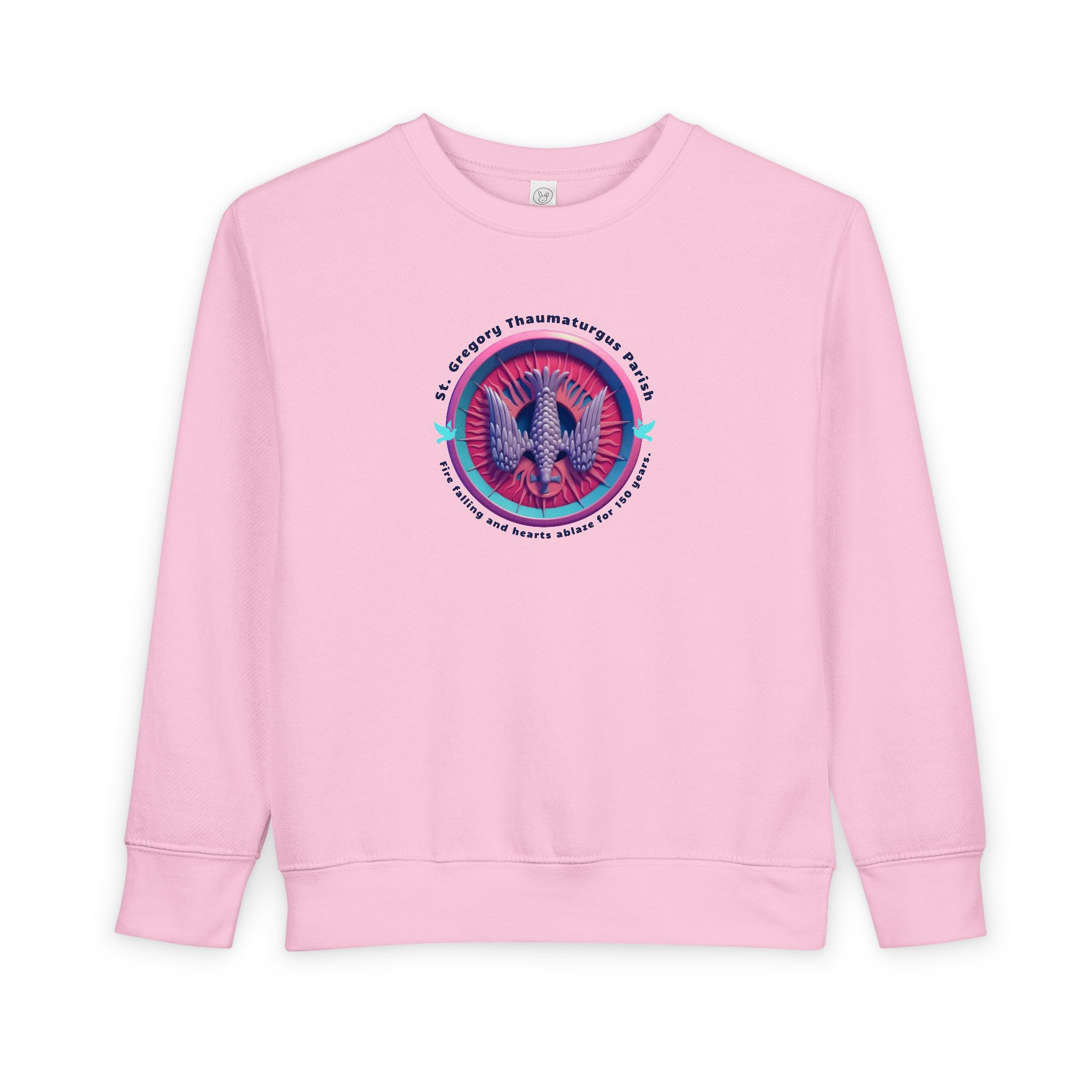 Hearts Ablaze Pink Toddler Sweatshirt 