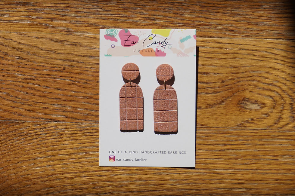 Thumbnail: "Terracotta" Clay Earrings