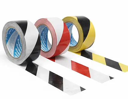 Cinta de marcaje de área amarillo con negro.webp