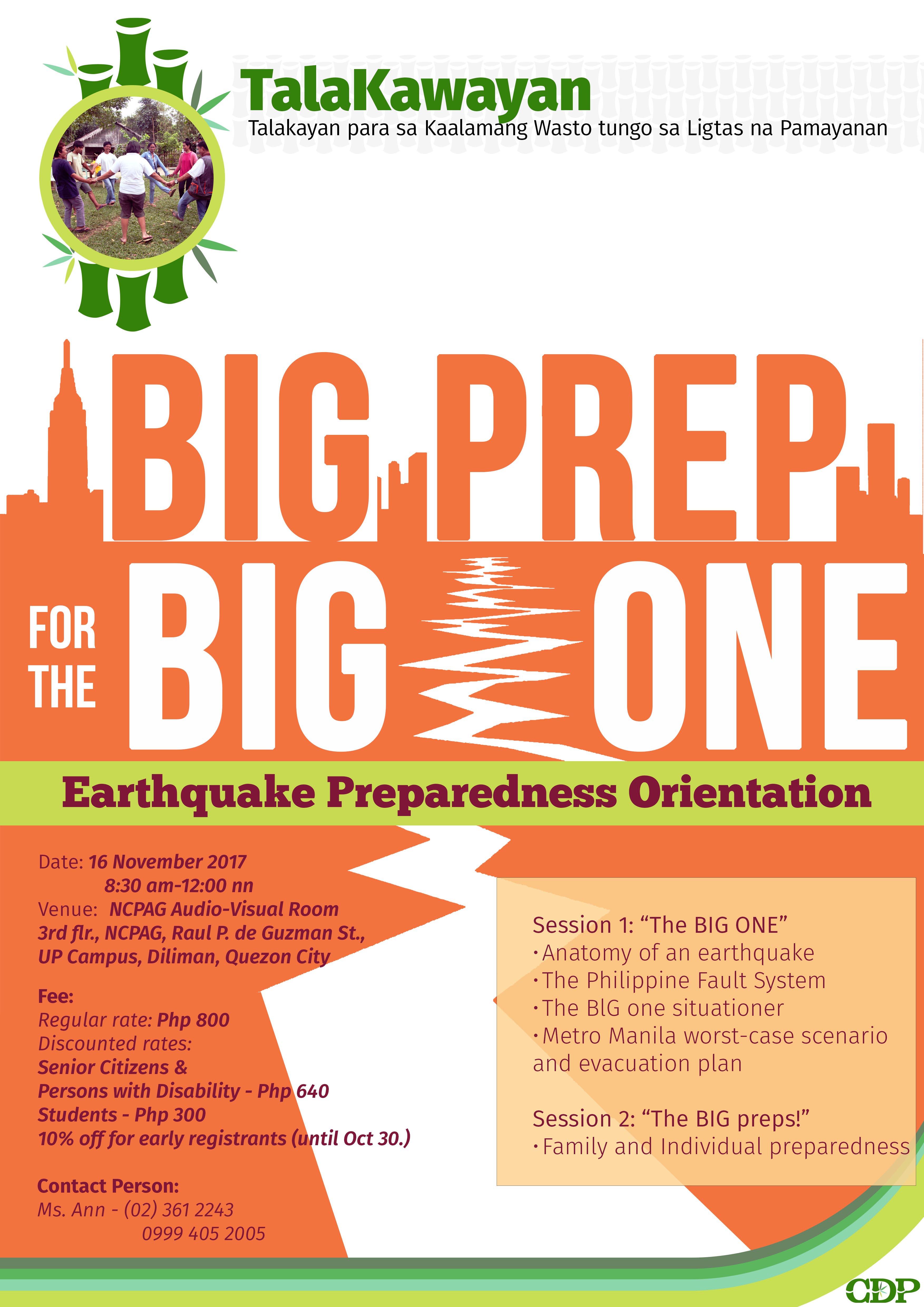 Earthquake Brochure Template