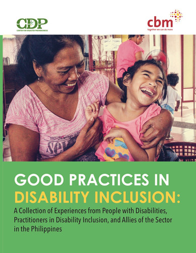 Good Practices in Disability Inclusion | CDP Foundation, Inc.