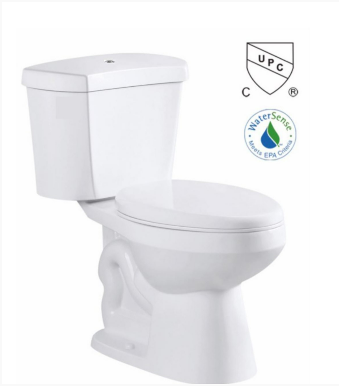 Two-Pieces Toilet Long
