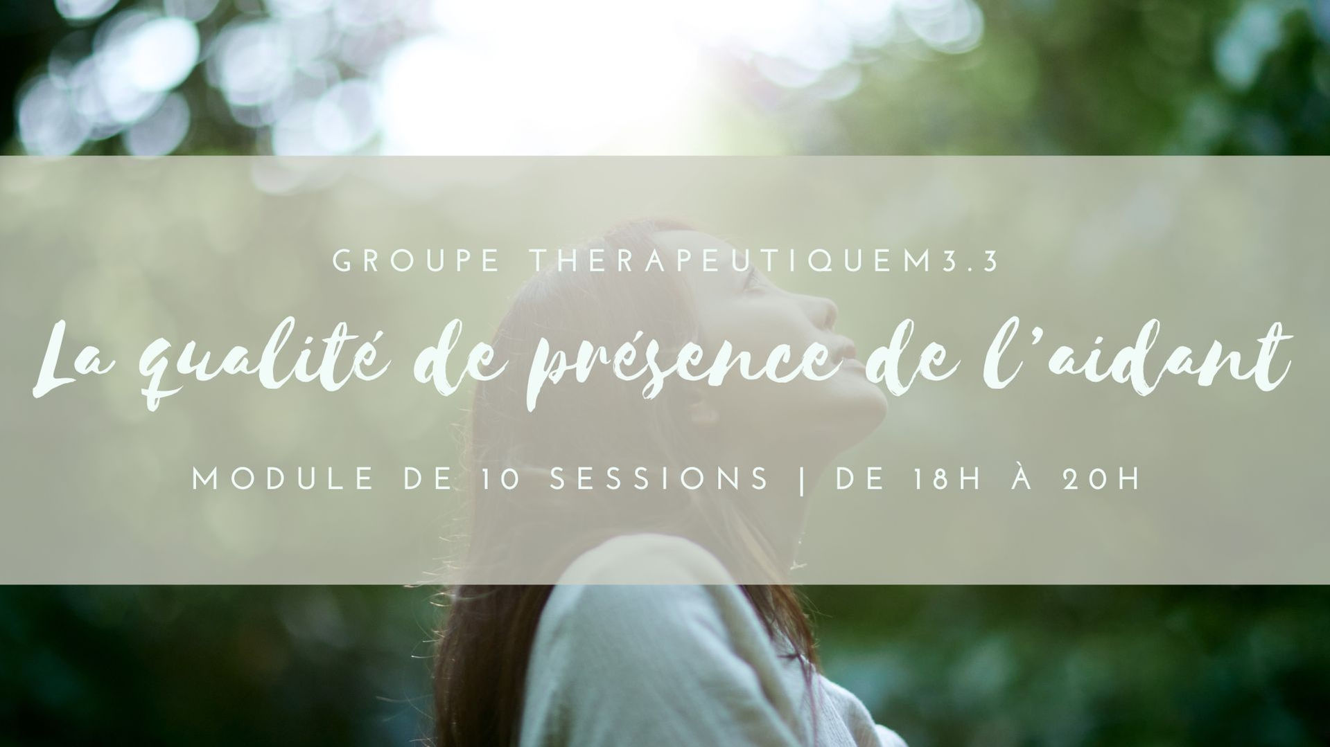 La qualité de présence d'un aidant