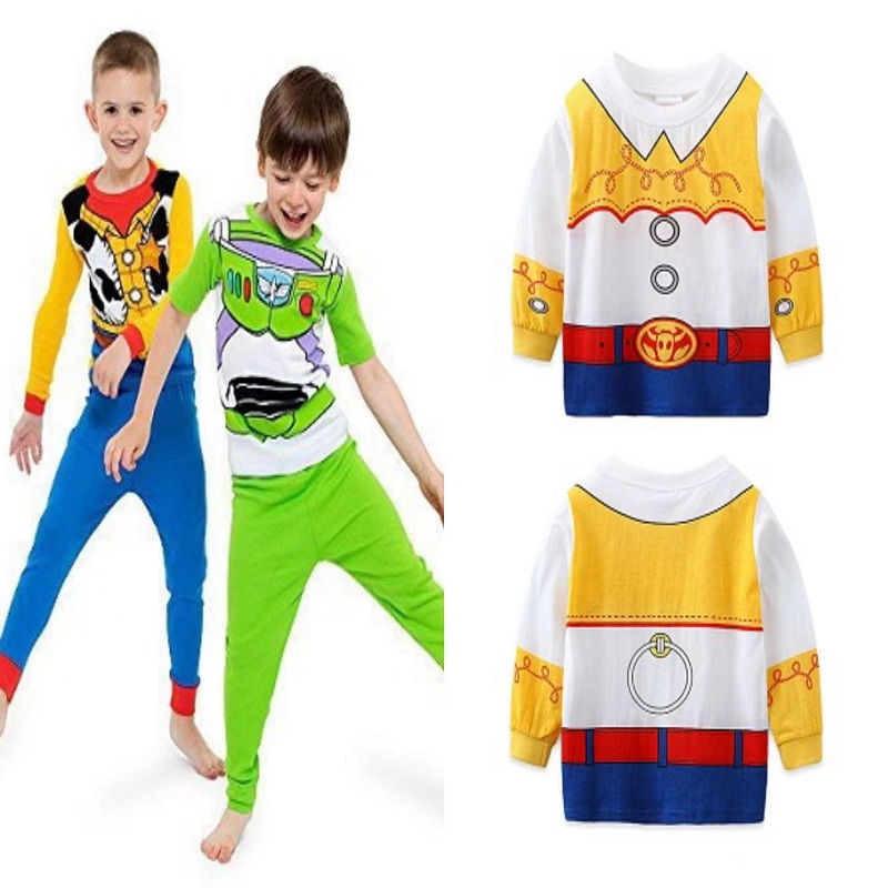 Kids Cartoon Pajama Sleepwear Anime Nightwear Soft Comfortable Loungewear Casual