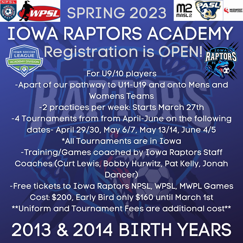 U9/U10 Academy Program