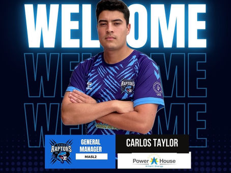 Iowa Raptors FC Appoints Carlos Taylor as New MASL2 General Manager