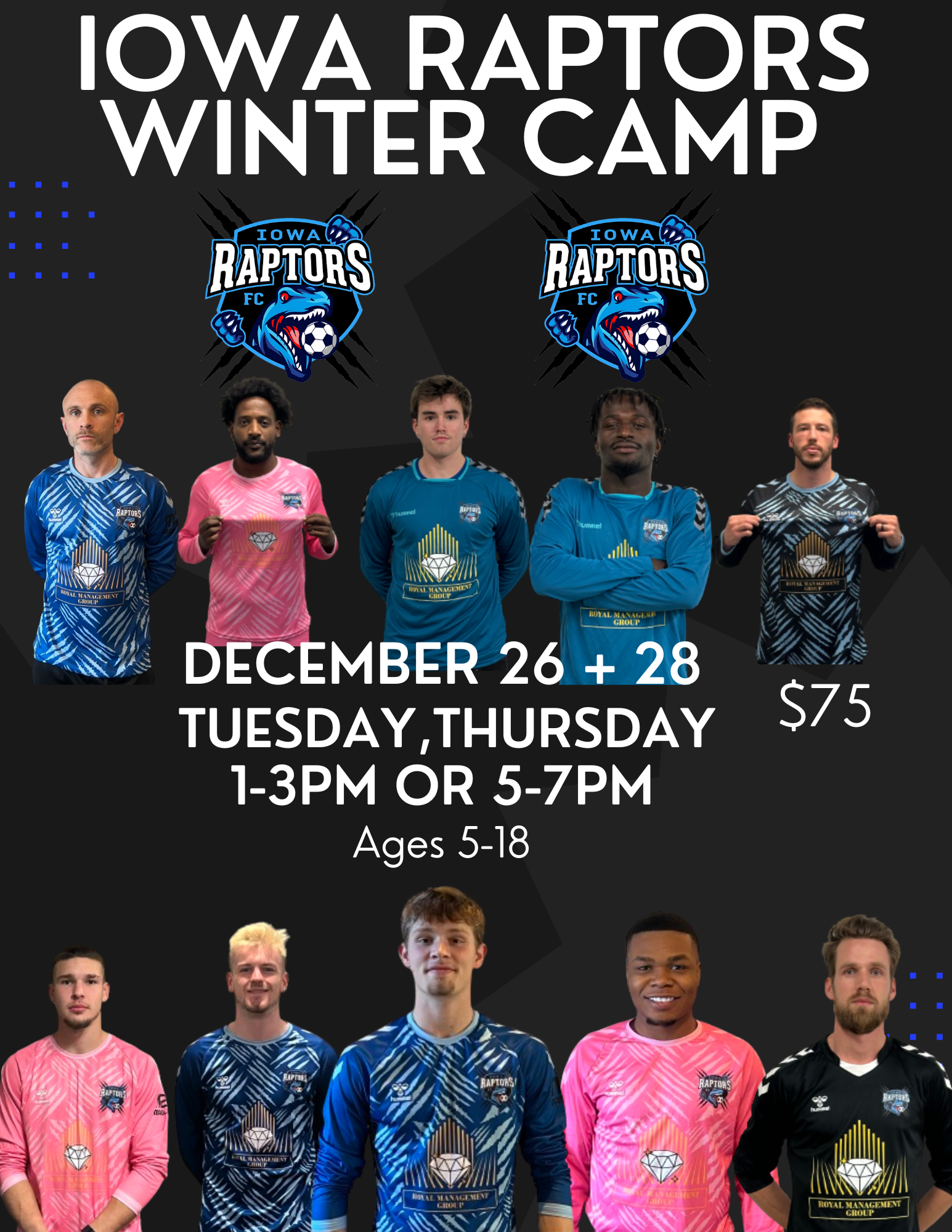 Iowa Raptors Iowa Raptors Winter Camp | Iowa Raptors FC