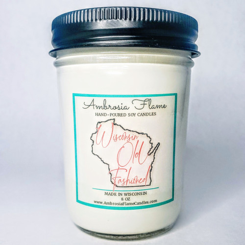 Wisconsin Old Fashioned Candle Ambrosia Flame Candles Soy Wax Candles