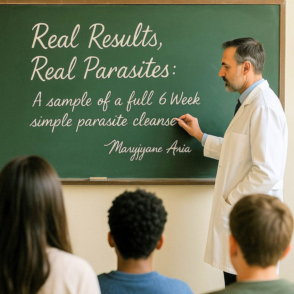 Real Results, Real Parasites: My 6 Week Cleanse