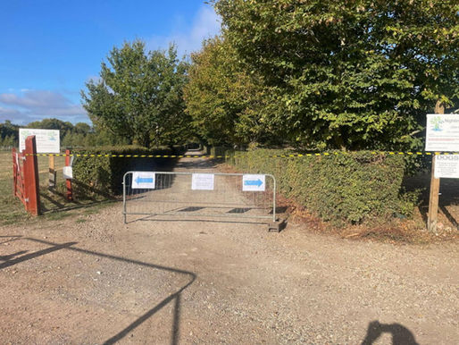 Ground Works taking place at Oakfield Wood Wrabness Natural Burial Ground