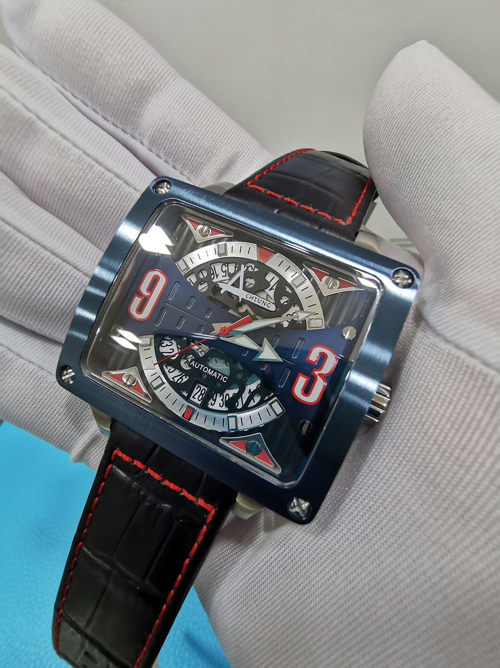 Thumbnail: ACHTUNG TIMEBOX (BLUE WITH RED)