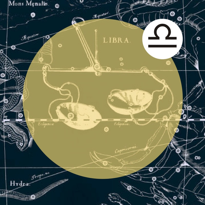 Equinócio: dias e noites de mesma duração: Libra =>