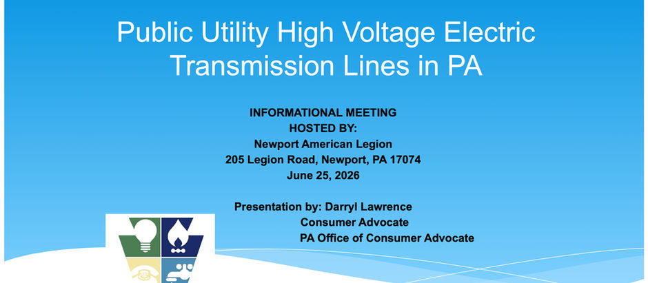 Public Utility High Voltage Electric Transmission Line Resources for Residents