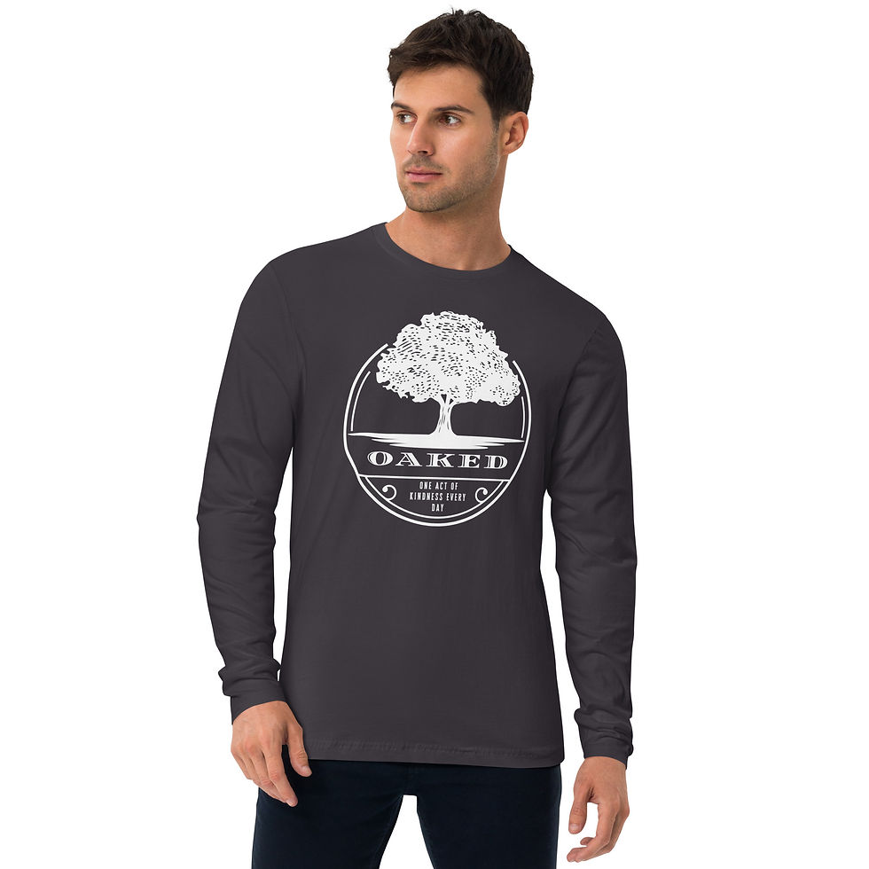 Thumbnail: OAKED Long Sleeve Fitted Crew