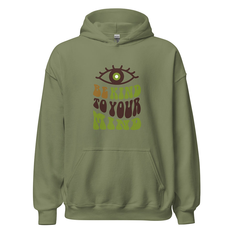 Thumbnail: Be Kind to Your Mind Unisex Hoodie