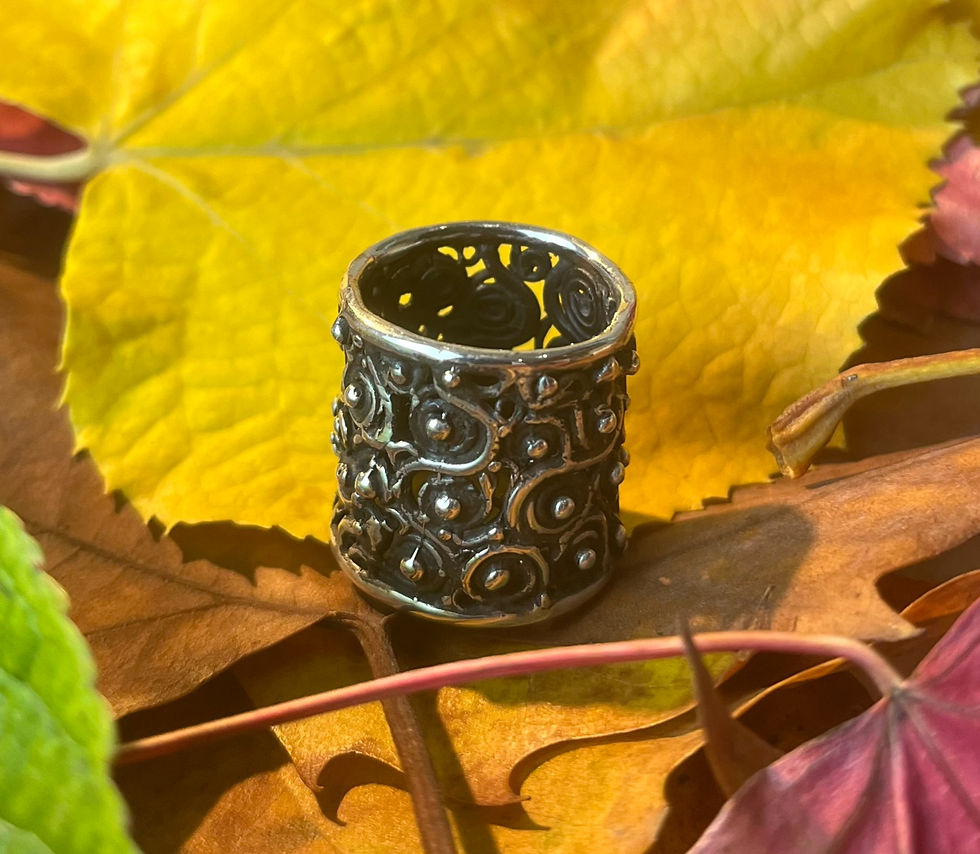 Coil Ring Handmade Silver