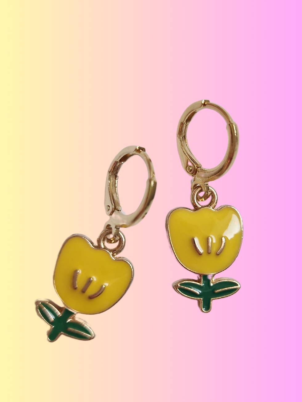 Miniaturbild: Artsy Blumen Creolen