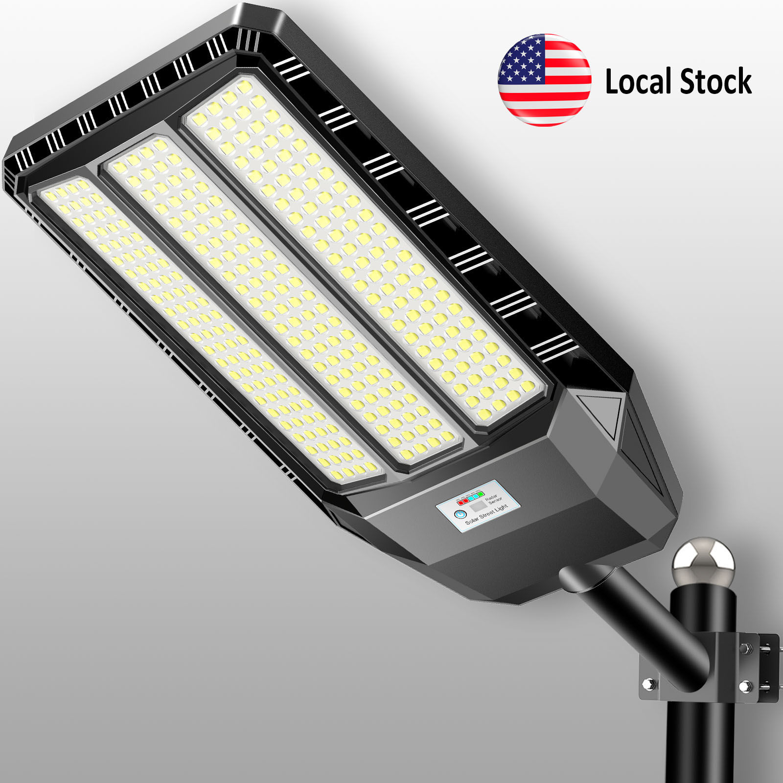HYKENTE TW024C Motion Sensing Solar IP65 LED Street Light Remote Control Dimmabl