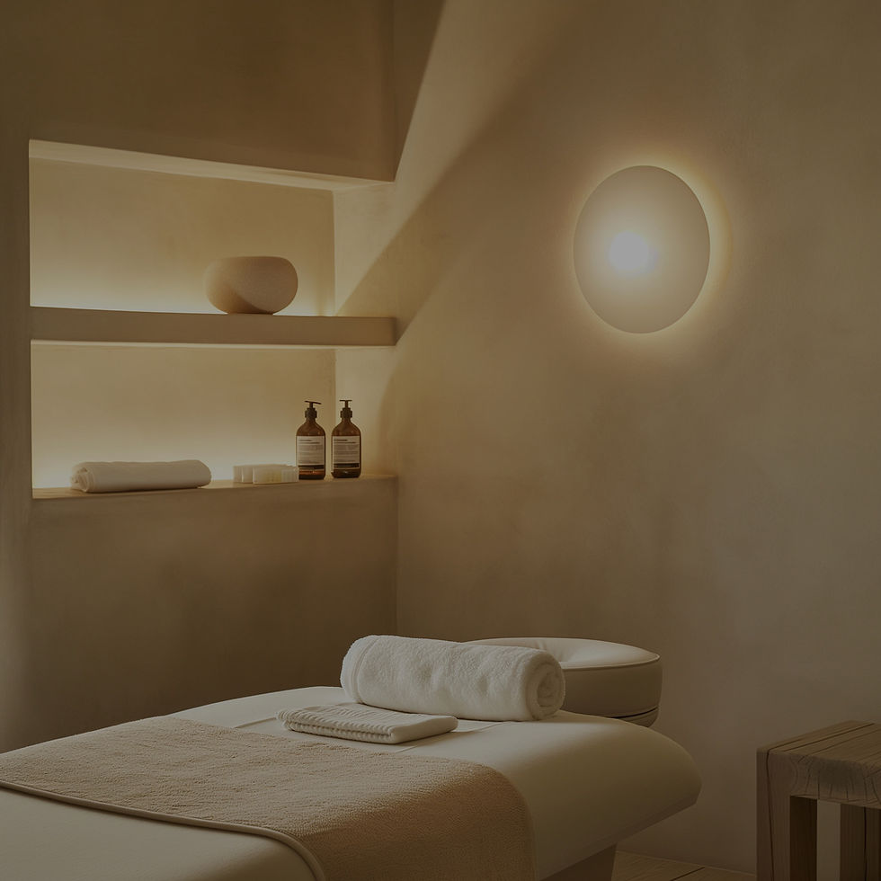 Spa treatment room