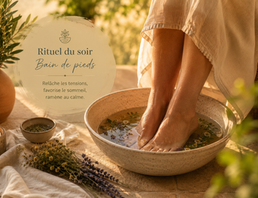 Le bain de pieds conscient