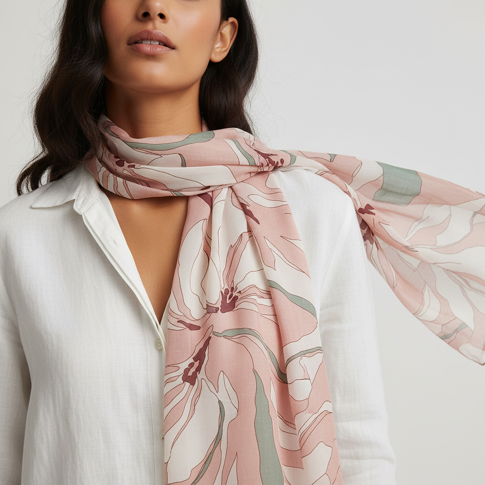 Silk Blend Scarf