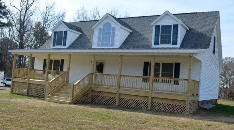Front Porch Finishes the Cape Cod Home