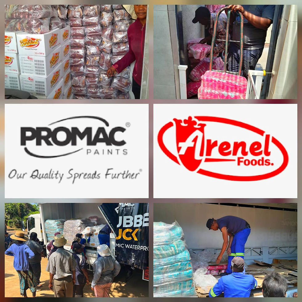 Aranel Foods & Promac Paints Team Up with Generous Food Donation to Geseende Hande