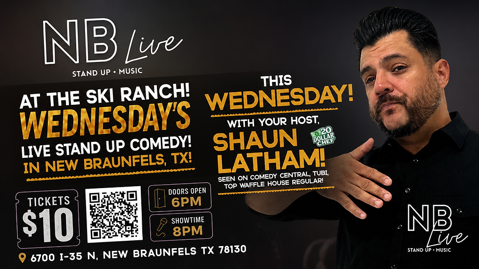 Wednesday night standup hosted by Shaun Latham